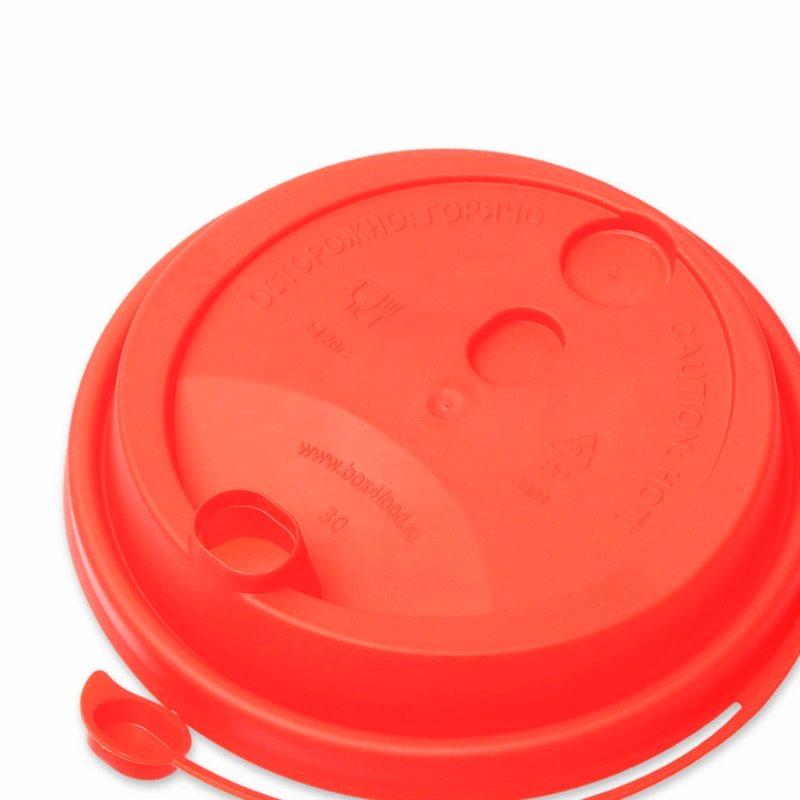 товар Крышка для гор. напитков со съемным питейником 90 мм, красная матовая KRR090